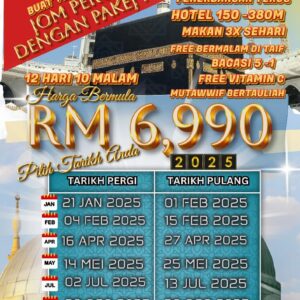Jom Pergi Umrah Dengan Pakej RAHMAH